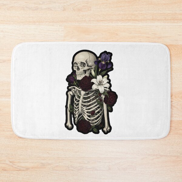 Item preview, Skeleton Botanical Art Print designed and sold by FitEnvy.