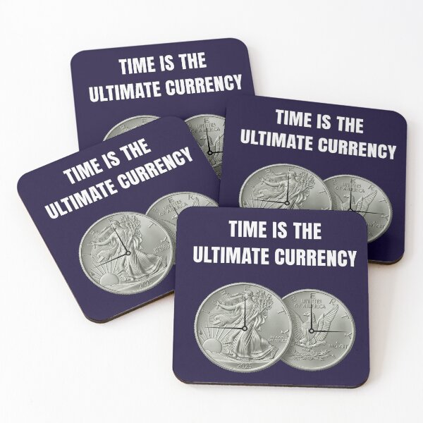 Item preview, Time Is the Ultimate Currency — Coin Clock Design designed and sold by Pjotre7.
