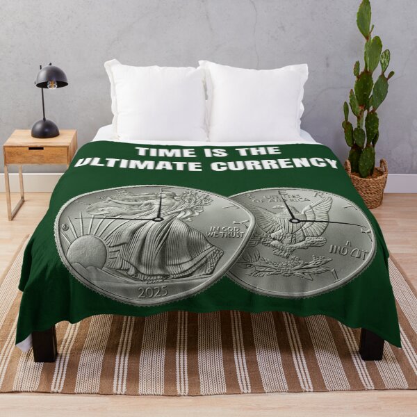 Item preview, Time Is the Ultimate Currency — Coin Clock Design designed and sold by Pjotre7.