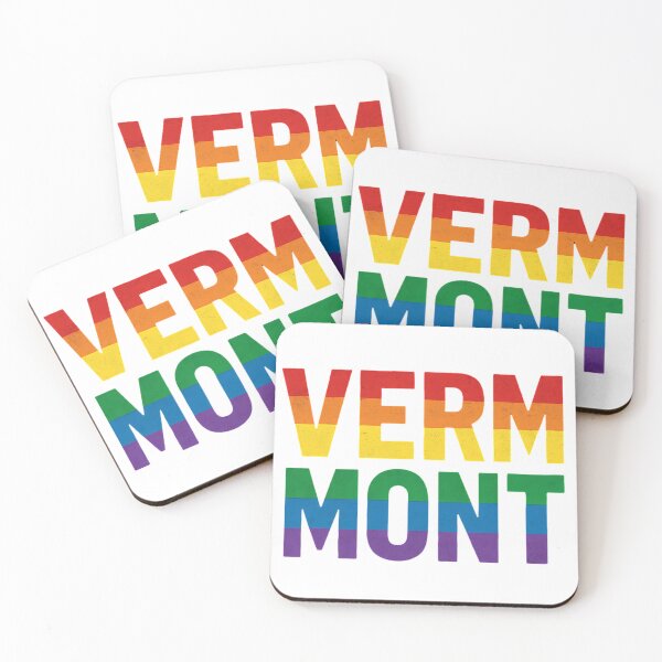 Item preview, Vermont Pride Rainbow Text - LGBTQ+ State Pride Design for Equality and Love designed and sold by WarFX Designs.