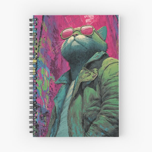 Item preview, Cool cat in 90s street style comic look designed and sold by Meiersbeste.