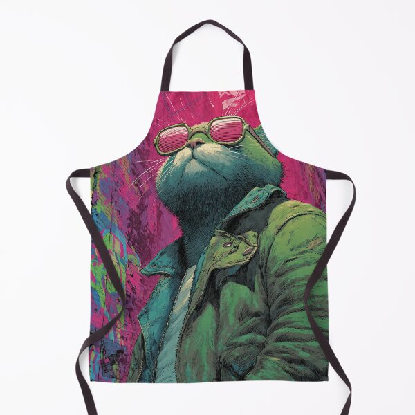 Item preview, Cool cat in 90s street style comic look designed and sold by Meiersbeste.