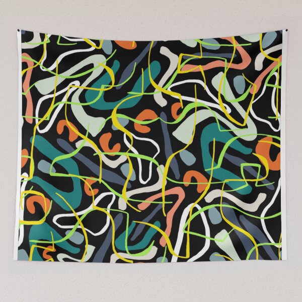 Item preview, Doodle paint splash pattern  designed and sold by BritishDelights.