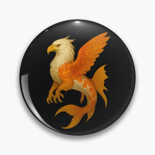 Item preview, Koi Griffin – Shimmering Fish-Scaled Mythical Hybrid designed and sold by Printessive Designs.
