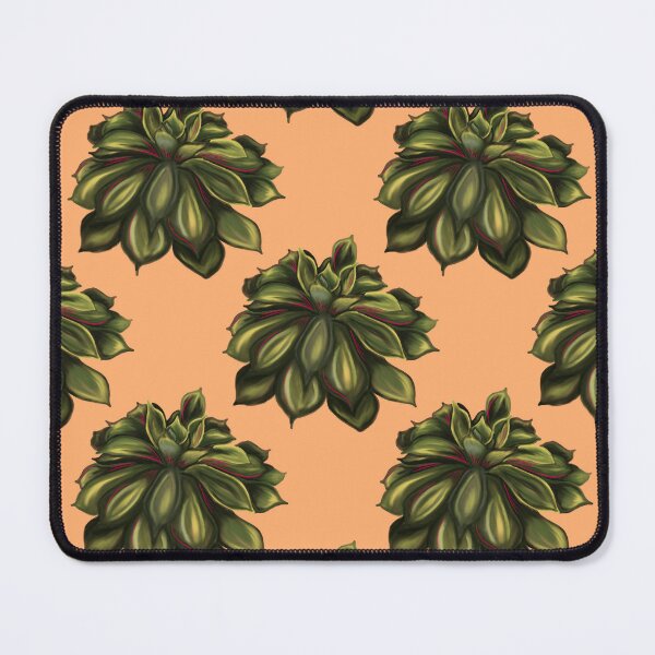 Item preview, Mexican Snowball Succulent-Pattern-Cream designed and sold by deblevart.