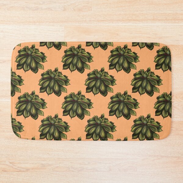 Item preview, Mexican Snowball Succulent-Pattern-Cream designed and sold by deblevart.