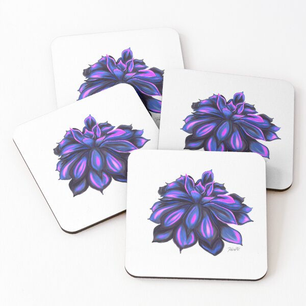 Item preview, Mexican Snowball Succulent-Illustration-Purple designed and sold by deblevart.