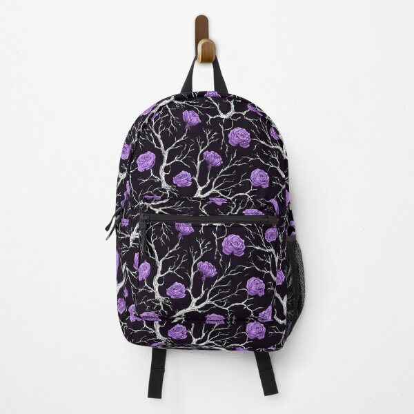 Item preview, Deep Purple Flowers Dry Branches - Dark academia #Dark Floral #Midnight Garden designed and sold by scicilysimonee.