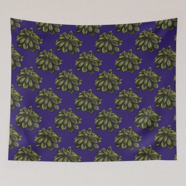 Item preview, Mexican Snowball Succulent-Pattern-Purple designed and sold by deblevart.