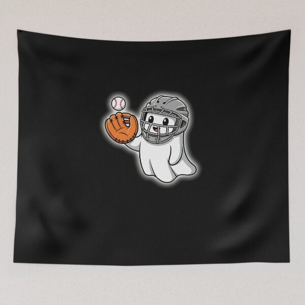 Item preview, Halloween Ghost Catcher Baseball Costume Graphic  designed and sold by merlinnears.