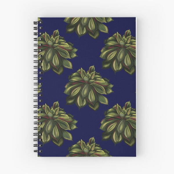 Item preview, Mexican Snowball Succulent-Pattern-Navy designed and sold by deblevart.