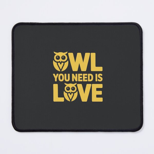 Item preview, Owl You Need Is Love – Cute Owl Positive Vibes designed and sold by HolisticFurArt.