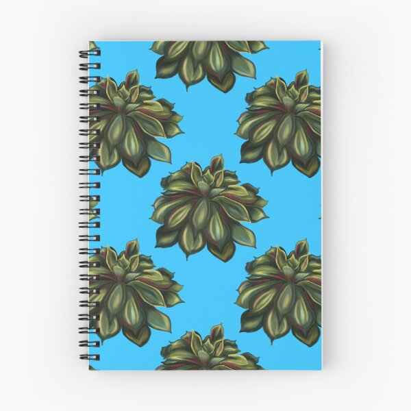 Item preview, Mexican Snowball Succulent-Pattern-Light Blue designed and sold by deblevart.