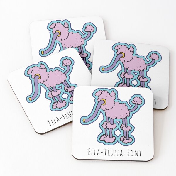 Item preview, Ella-Fluffa-Font designed and sold by tds shop.