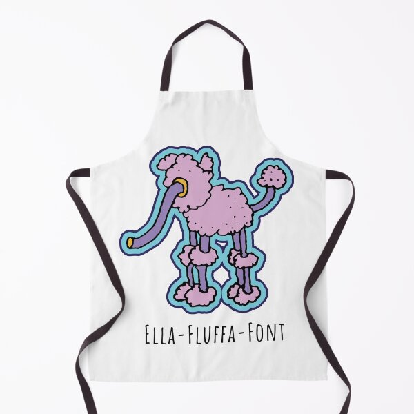 Item preview, Ella-Fluffa-Font designed and sold by That David Sutton.
