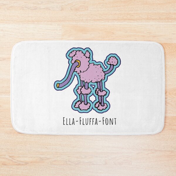 Item preview, Ella-Fluffa-Font designed and sold by That David Sutton.