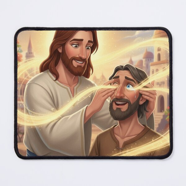 Item preview, Jesus cure the blind designed and sold by Nanaimagination.