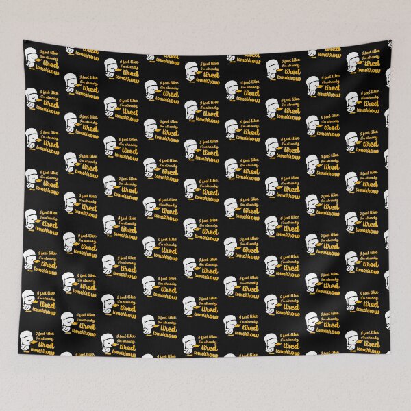 Item preview, Duck I feel like I'm already tired tomorrow Bed designed and sold by shirt-o-mat.