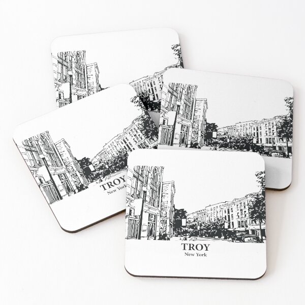 Artikelvorschau, Troy - New York entworfen und verkauft von Lakeric Cityscapes.