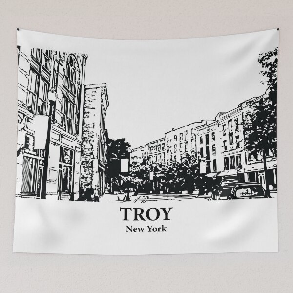 Item preview, Troy - New York designed and sold by Lakeric Cityscapes.