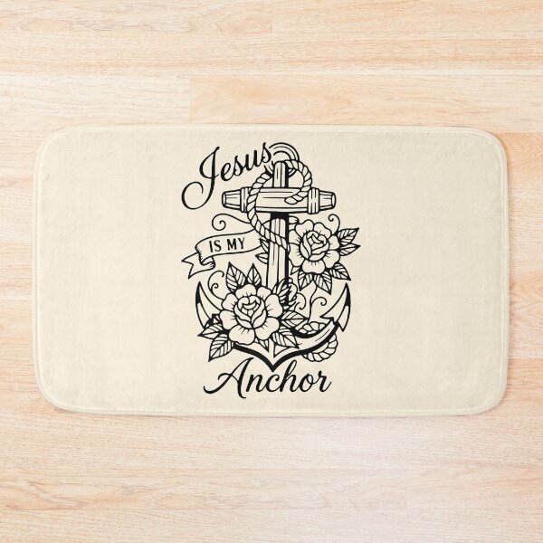 Item preview, Jesus Is My Anchor Christian Faith Gift designed and sold by Hope & Light Designs.