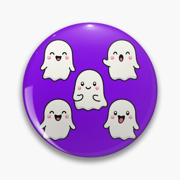 Item preview, PACK 2 Cute and Adorable Kawaii Happy Halloween GHOST designed and sold by DibujandoPorfa.
