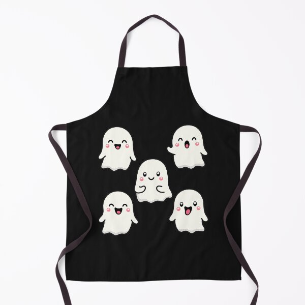 Item preview, PACK 2 Cute and Adorable Kawaii Happy Halloween GHOST designed and sold by DibujandoPorfa.