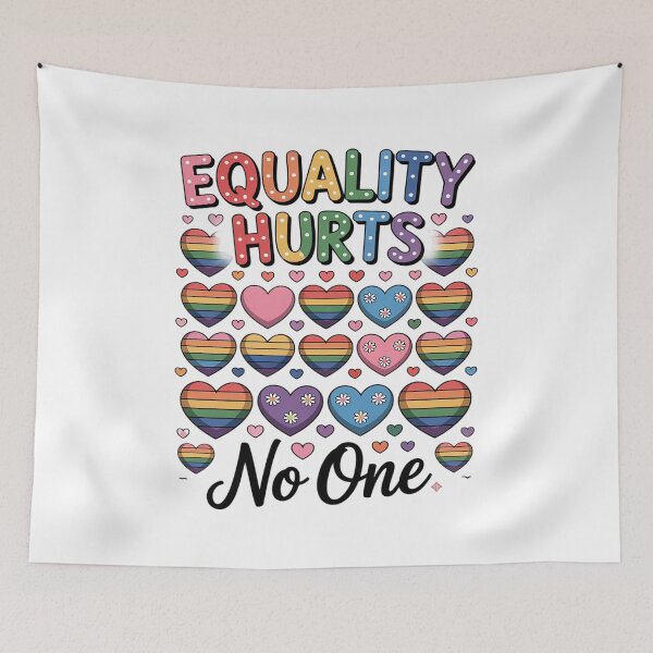Item preview, Equality Hurts No One Equal Rights Social Justice LGBT Pride designed and sold by August4Laughs25.