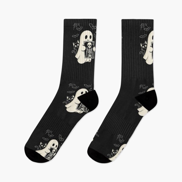 Item preview, Radiology Ghost Halloween Xray Tech Radiologist Black Cat designed and sold by cawtoon.