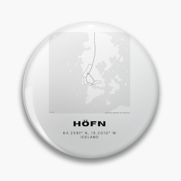 Item preview, Höfn Iceland Minimalist Map Design designed and sold by RM-Journey.