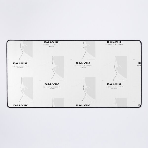 Item preview, Dalvík Iceland Minimalist Map Print designed and sold by RM-Journey.