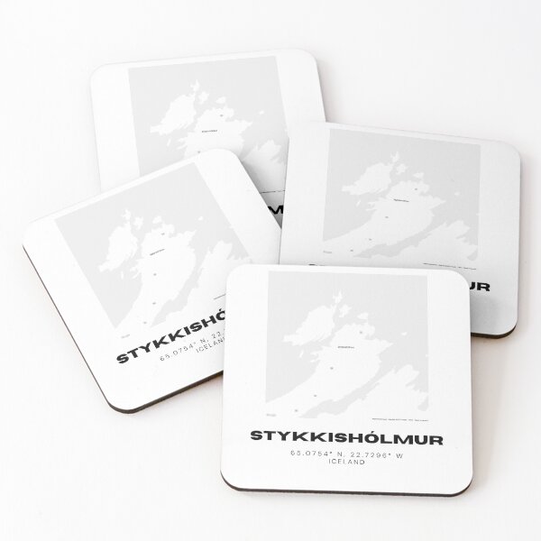 Item preview, Stykkishólmur Iceland Minimalist Map Design designed and sold by RM-Journey.