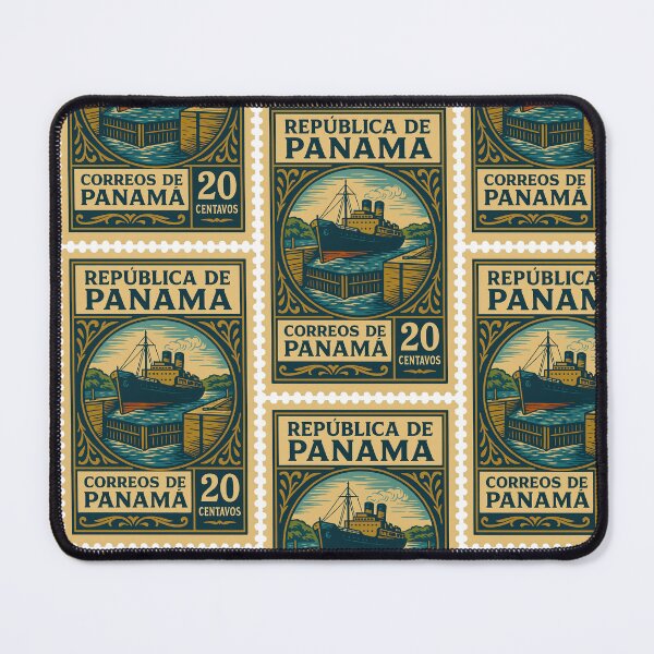 Item preview, Vintage Panama Postage Stamp – Panama Canal Design designed and sold by Travellerz.