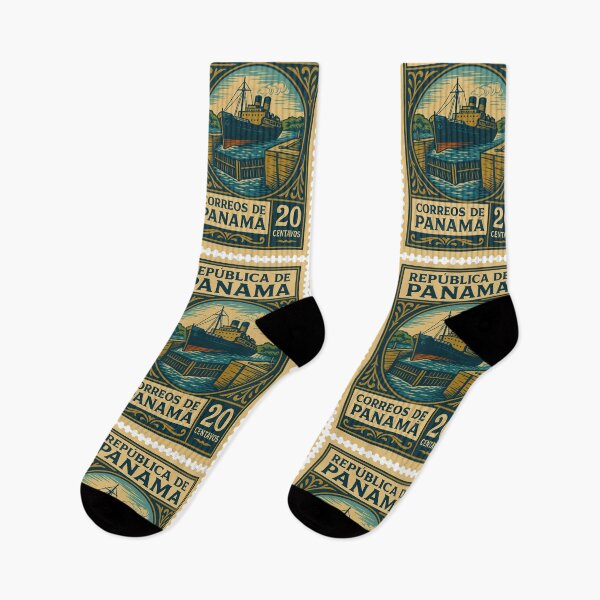 Item preview, Vintage Panama Postage Stamp – Panama Canal Design designed and sold by Travellerz.
