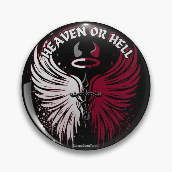 Item preview, Heaven or Hell Fallen Angel Lucifer Morningstar Dark Fantasy Art designed and sold by CarmaQuanTarot.