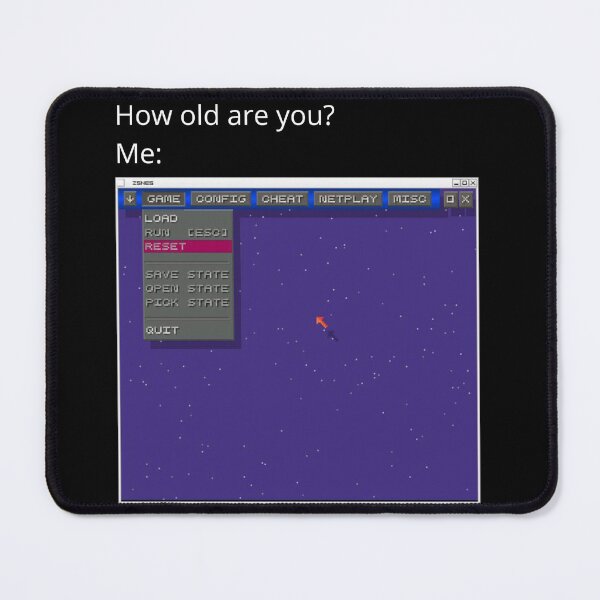 Item preview, How Old Are You? ZSNES Retro Emulator Interface Meme designed and sold by GEEK_out.
