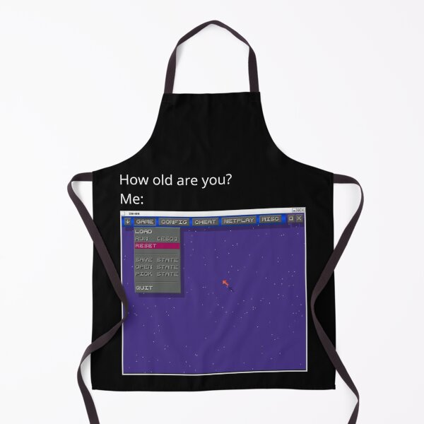Item preview, How Old Are You? ZSNES Retro Emulator Interface Meme designed and sold by GEEK_out.