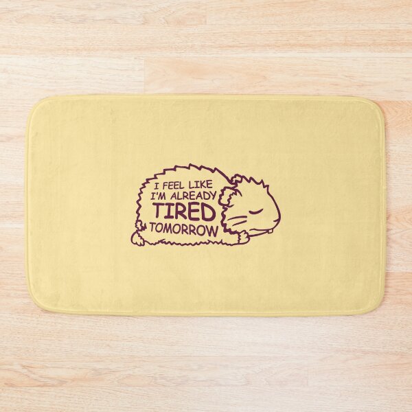 Item preview, Hamster I feel like I'm already tired tomorrow Sleepy designed and sold by shirt-o-mat.
