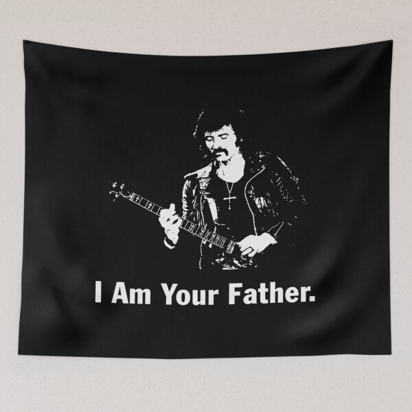 Item preview, Toni Iommi Black Sabbath Heavy Metal I Am Your Father Guitar designed and sold by REBECCAMUNO.