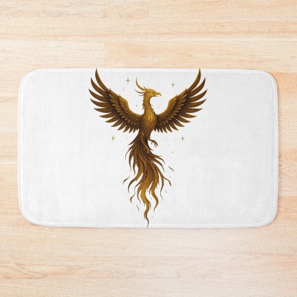 Item preview, Golden Phoenix Rising – Luxurious Mythical Bird Graphic T-Shirt designed and sold by Passmr.