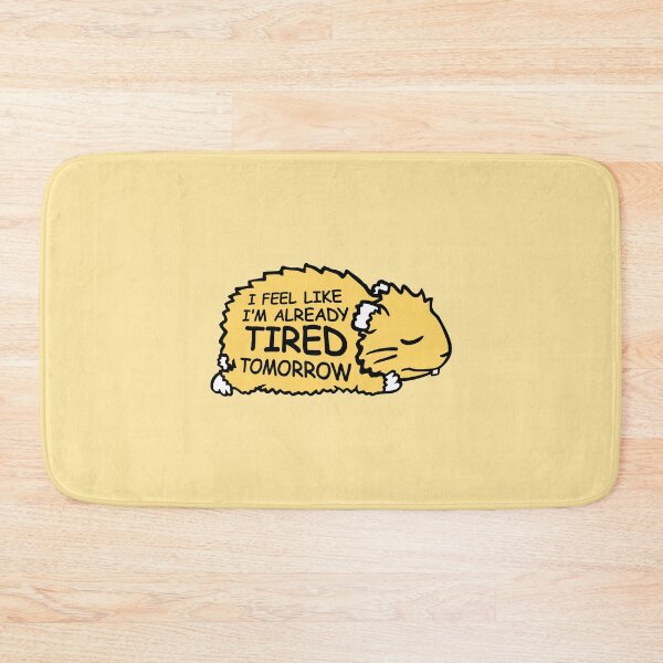 Item preview, Hamster I feel like I'm already tired tomorrow Sleepy designed and sold by shirt-o-mat.