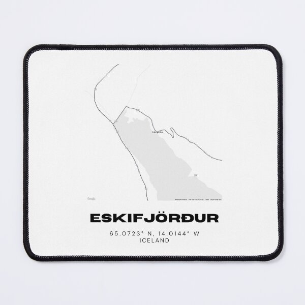 Item preview, Eskifjörður Iceland Minimalist Map Artwork designed and sold by RM-Journey.