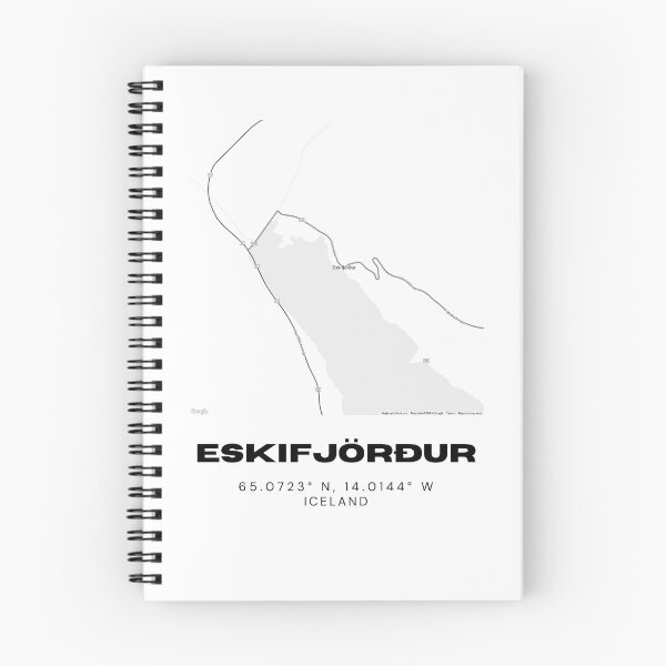 Item preview, Eskifjörður Iceland Minimalist Map Artwork designed and sold by RM-Journey.