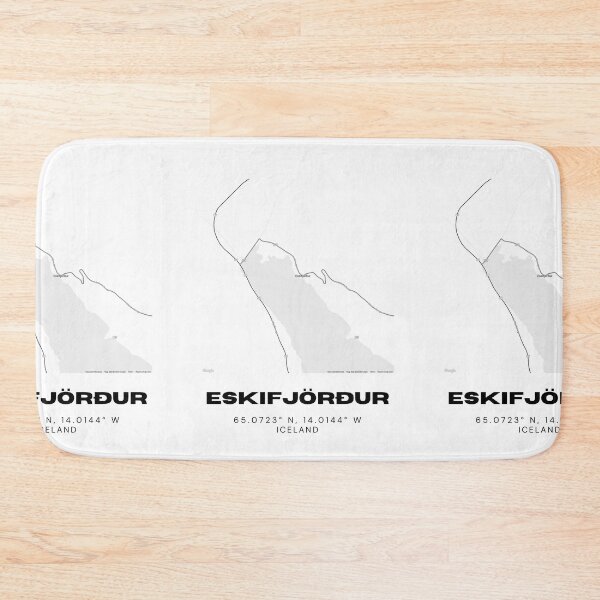 Item preview, Eskifjörður Iceland Minimalist Map Artwork designed and sold by RM-Journey.