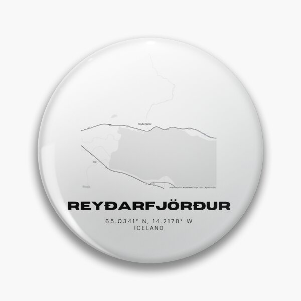 Item preview, Reyðarfjörður Iceland Minimalist Map Poster designed and sold by RM-Journey.