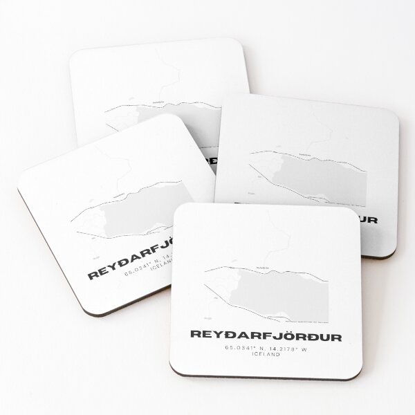 Item preview, Reyðarfjörður Iceland Minimalist Map Poster designed and sold by RM-Journey.