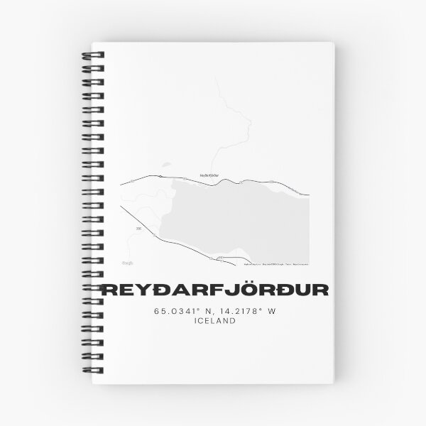 Item preview, Reyðarfjörður Iceland Minimalist Map Poster designed and sold by RM-Journey.