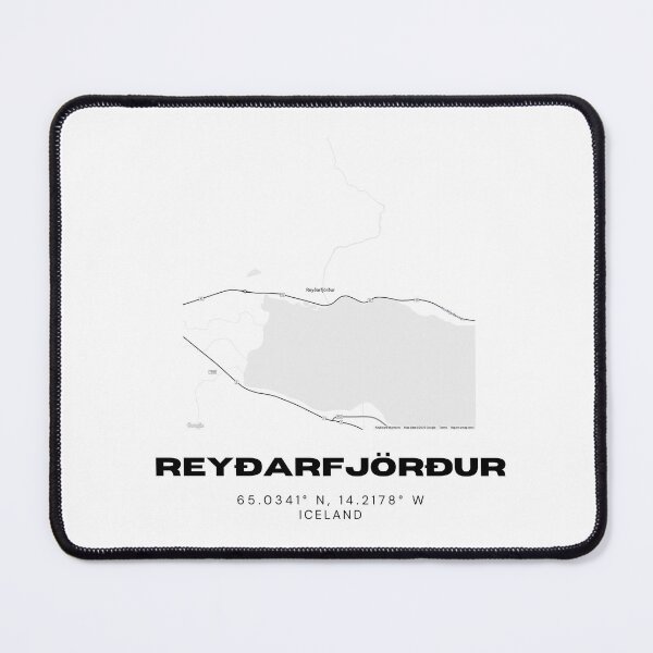 Item preview, Reyðarfjörður Iceland Minimalist Map Poster designed and sold by RM-Journey.