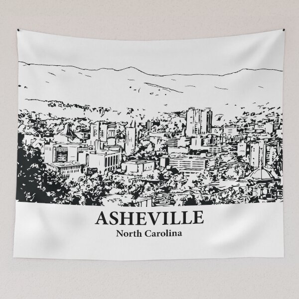Item preview, Asheville - North Carolina designed and sold by Lakeric Cityscapes.