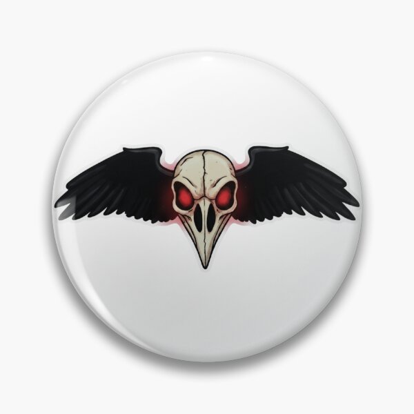 Item preview, Cráneo de pájaro con plumas designed and sold by Homelesssquid's Stickers & More.